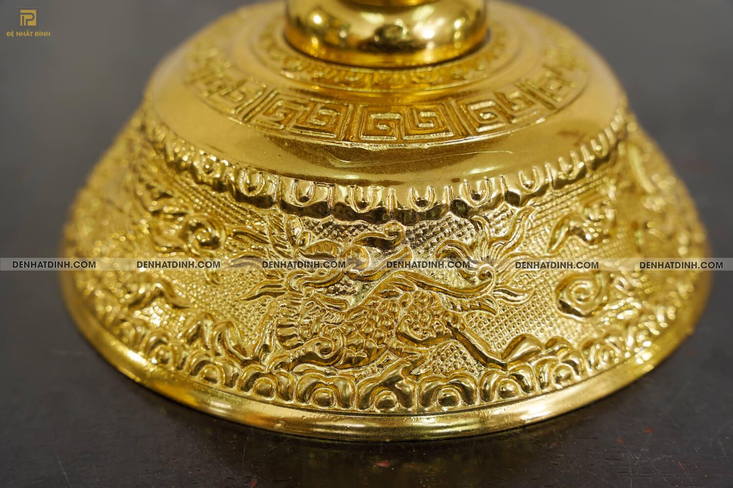 Chân nến 60 dát vàng 24k - Ảnh 9