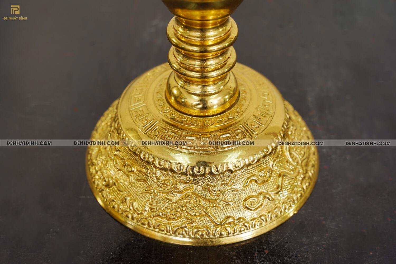 Chân nến 60 dát vàng 24k - Ảnh 8