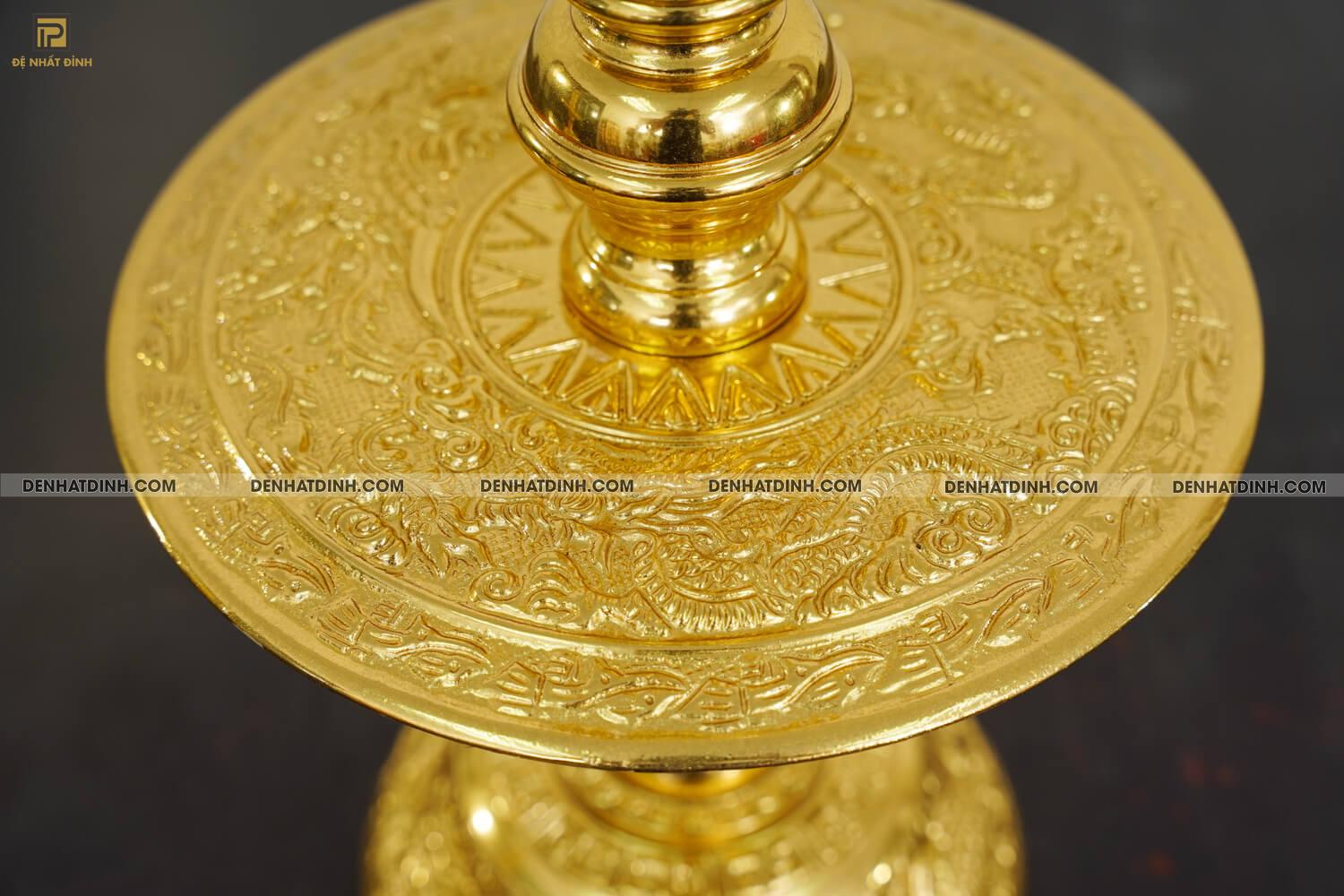 Chân nến 60 dát vàng 24k - Ảnh 7