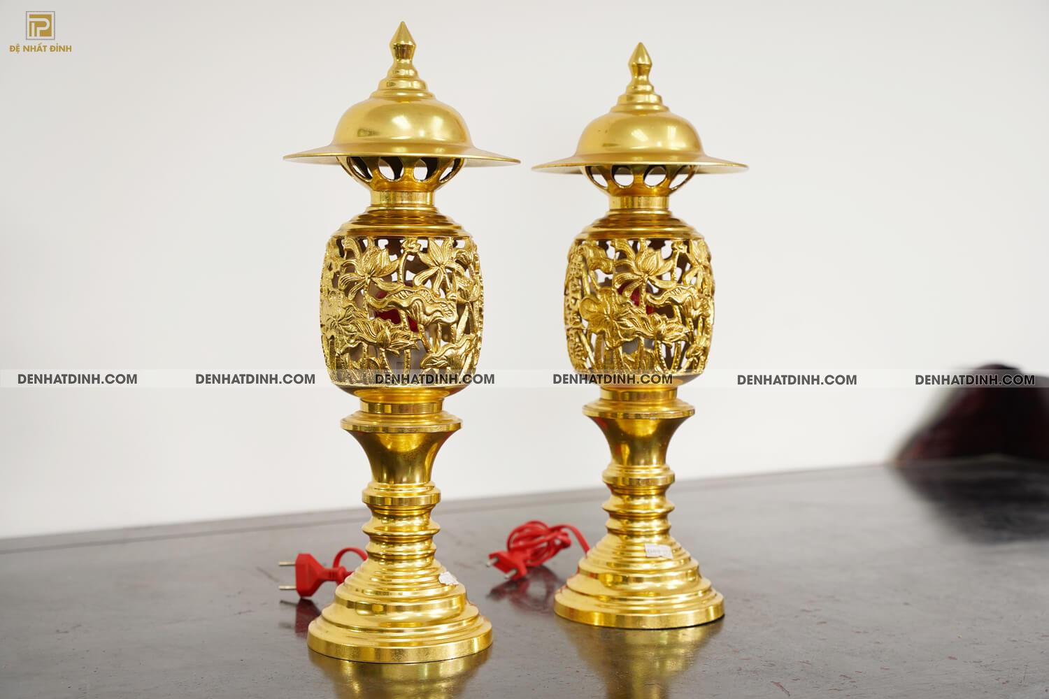 Đèn điện 44 dát vàng 24k - Ảnh 2