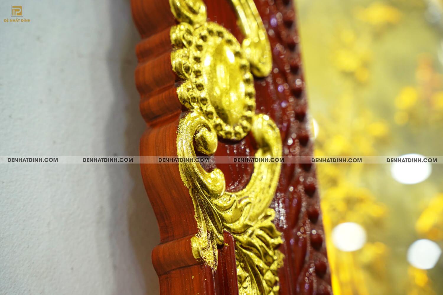 Tranh đồng quê dát vàng dài 2m3 cao 1m2 - Ảnh 12