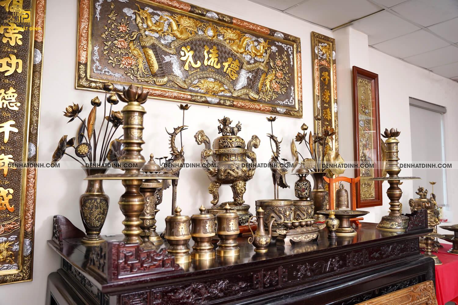 Bộ ngũ sự song long nắp cuốn thư công nghệ (5 chữ) đầy đủ phụ kiện - Ảnh 18