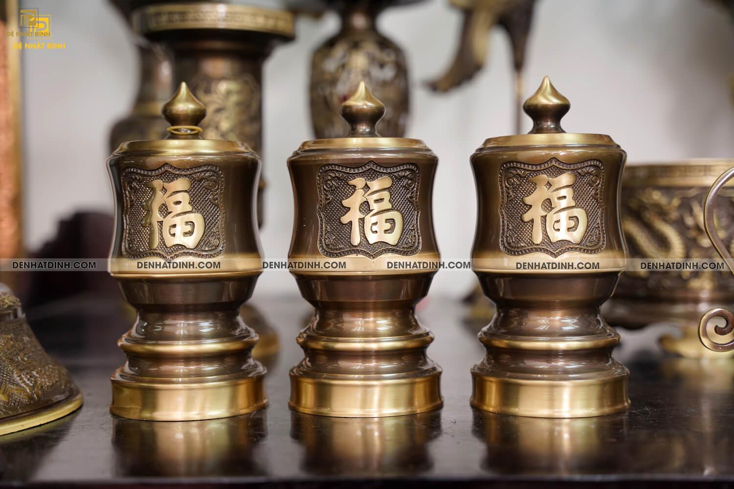 Bộ ngũ sự song long nắp cuốn thư công nghệ (5 chữ) đầy đủ phụ kiện - Ảnh 16