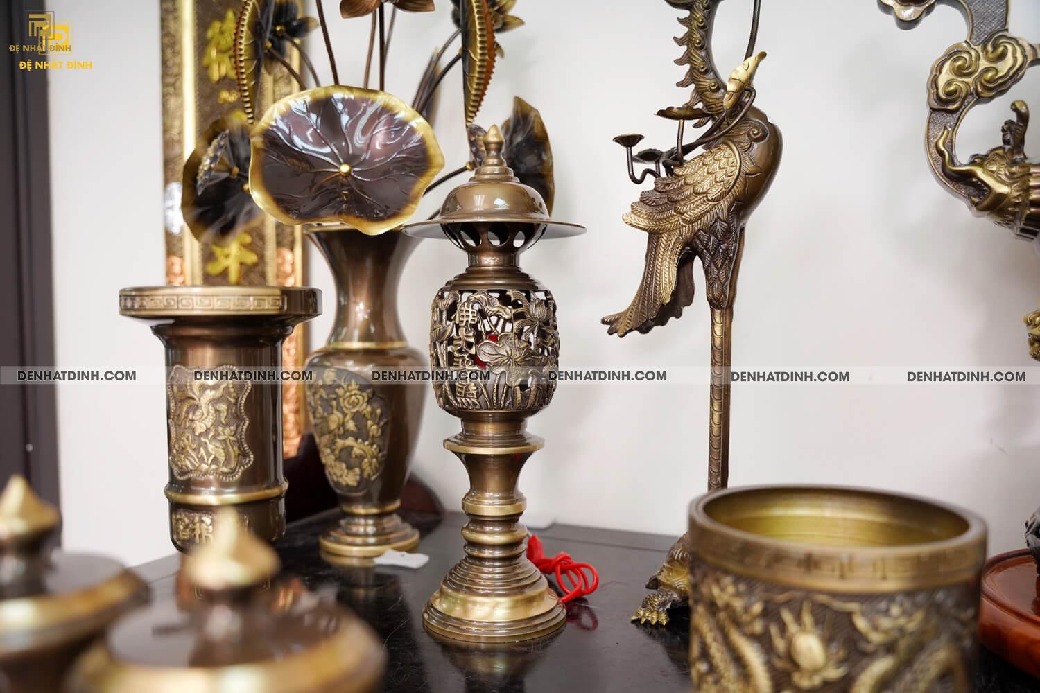 Bộ ngũ sự song long nắp cuốn thư công nghệ (5 chữ) đầy đủ phụ kiện - Ảnh 13