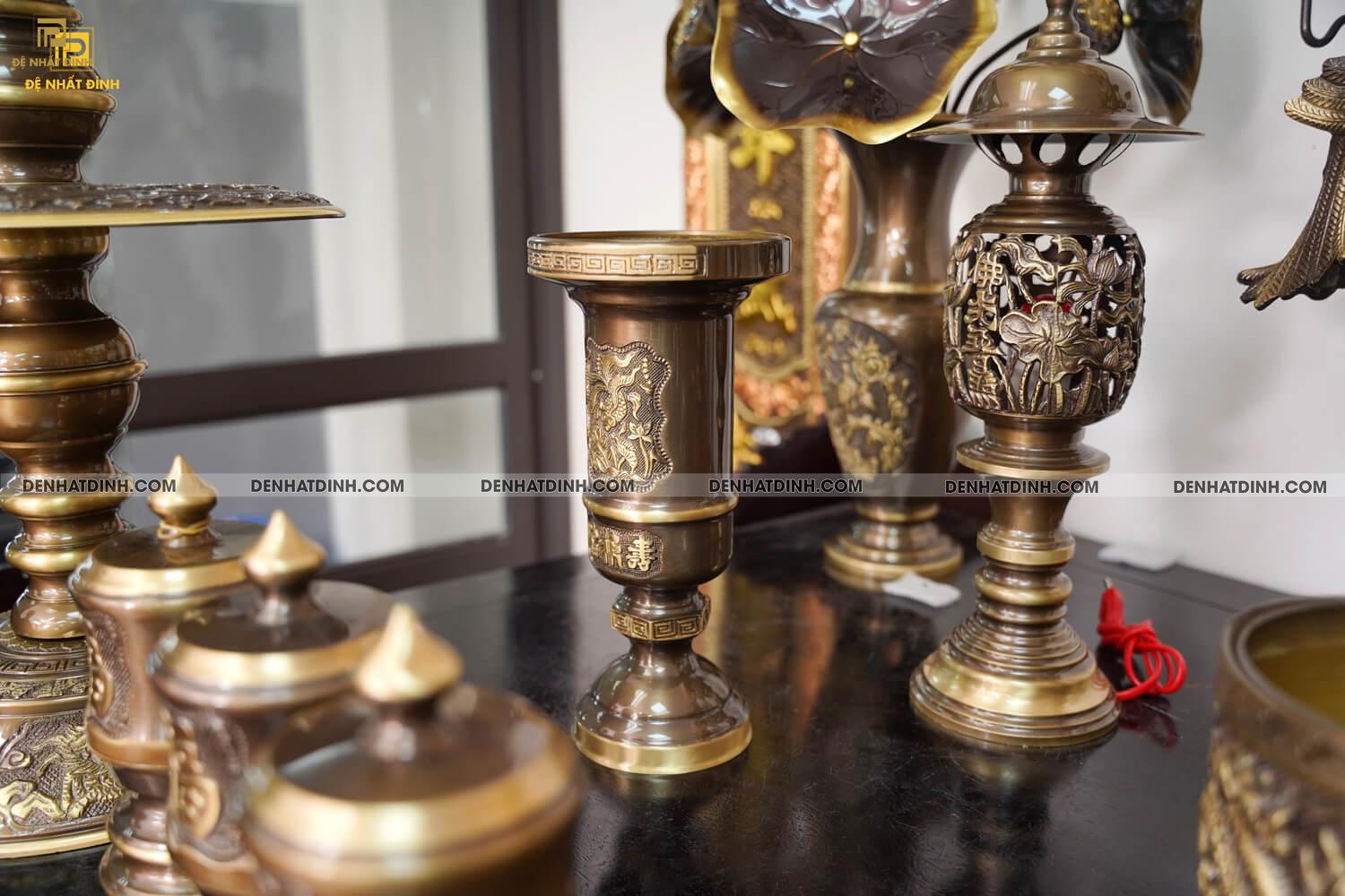 Bộ ngũ sự song long nắp cuốn thư công nghệ (5 chữ) đầy đủ phụ kiện - Ảnh 7