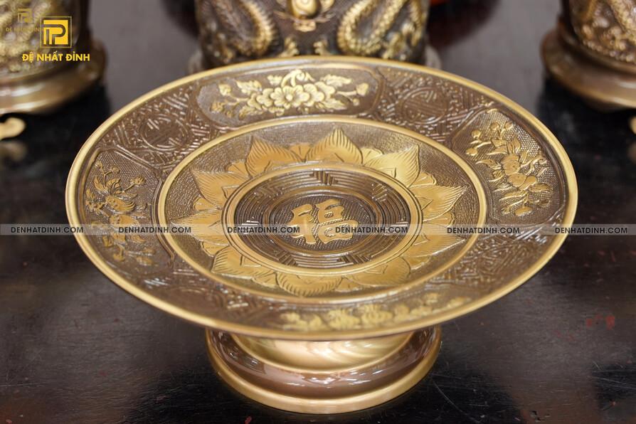 Bộ ngũ sự song long nắp cuốn thư công nghệ (5 chữ) đầy đủ phụ kiện - Ảnh 6