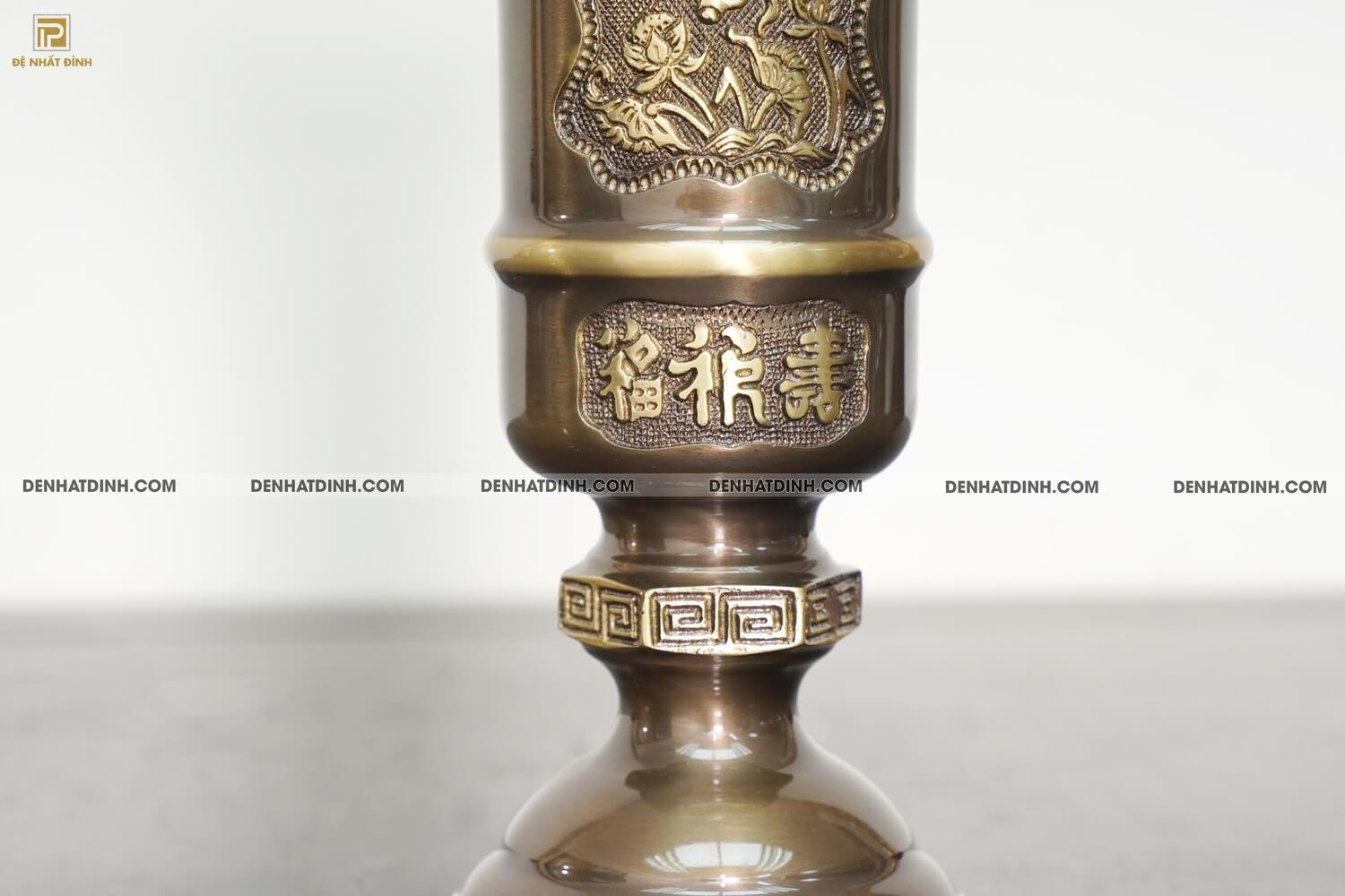 Ống hương cao35cm màu hun giả cổ - Hình ảnh 8