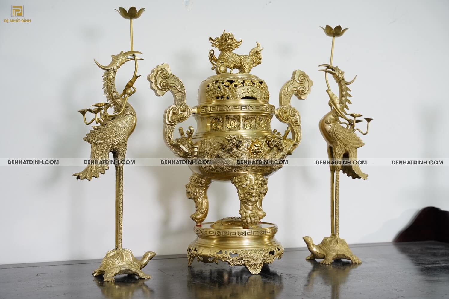 Bộ tam sự hạc song long 65 cuốn thư mộc 5 chữ - Ảnh 2