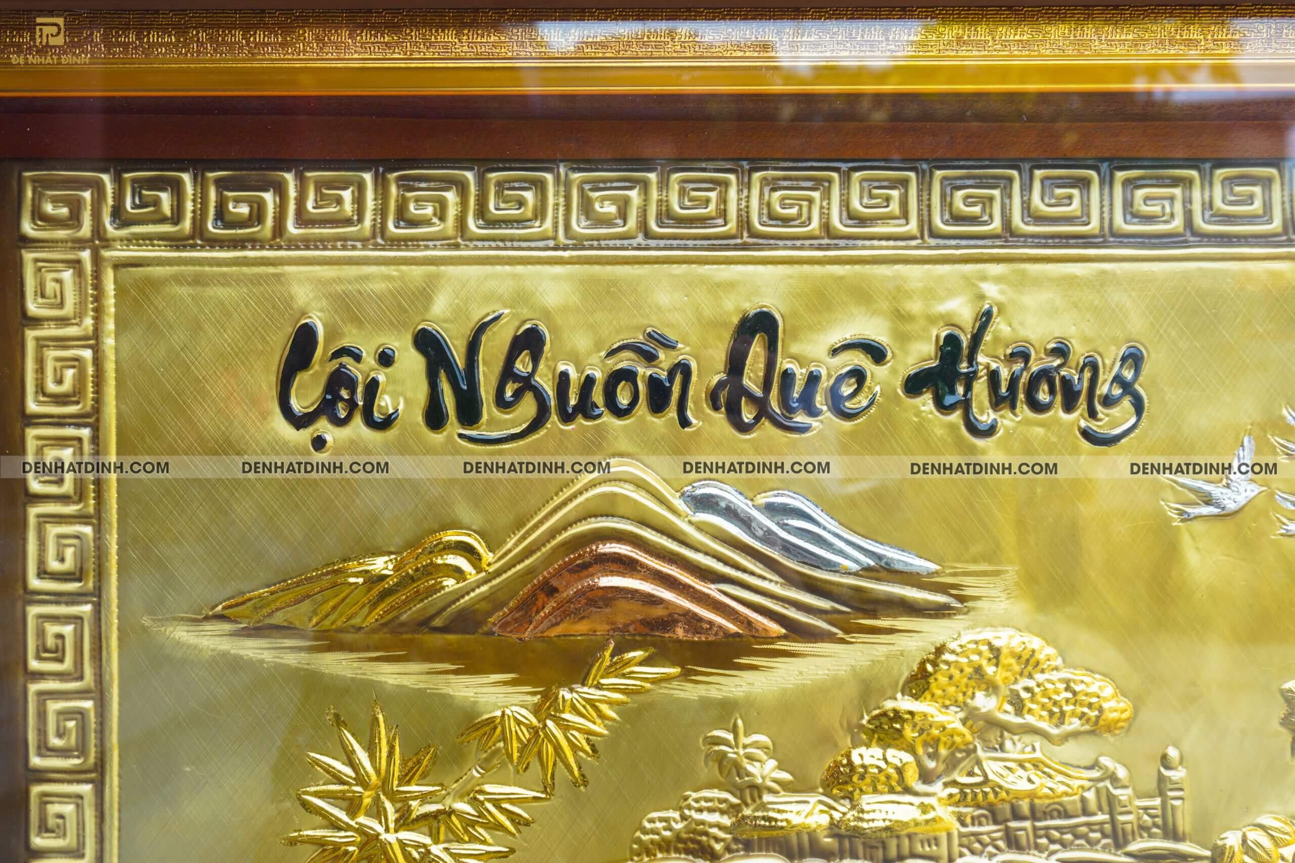 Tranh Cội nguồn quê hương bằng đồng khung bản rộng - Ảnh 4