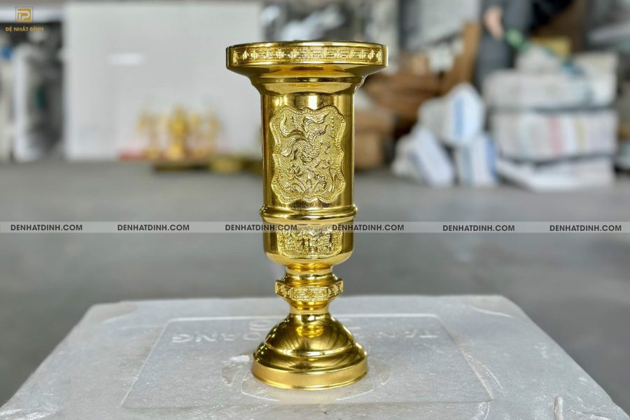Ống hương dát vàng 24k - Hình ảnh 2