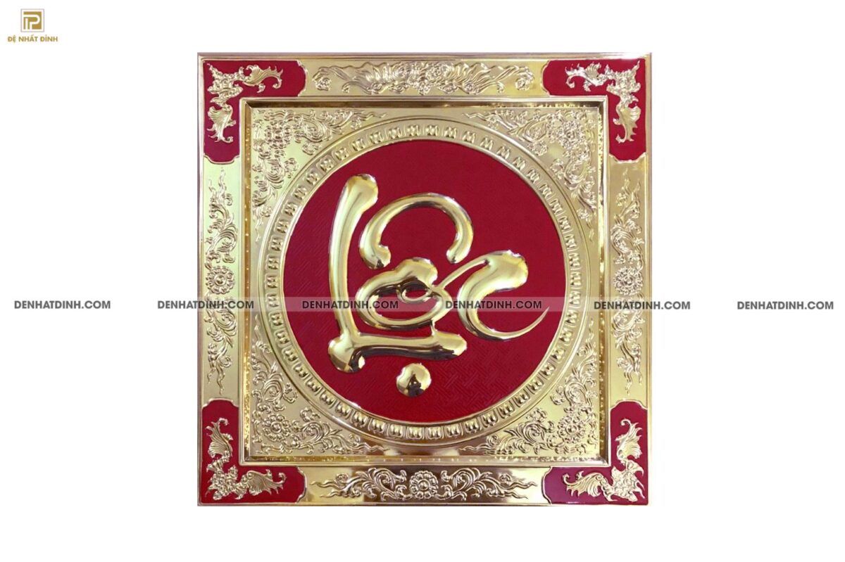 Tranh chữ khung đồng 60x60 - Ảnh 4