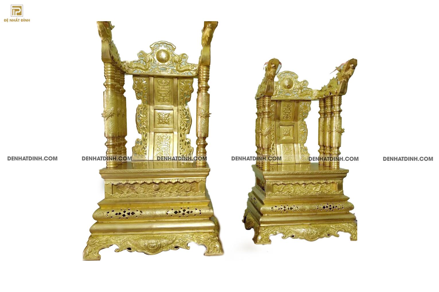 Ngai thờ bằng đồng 81 không bài vị