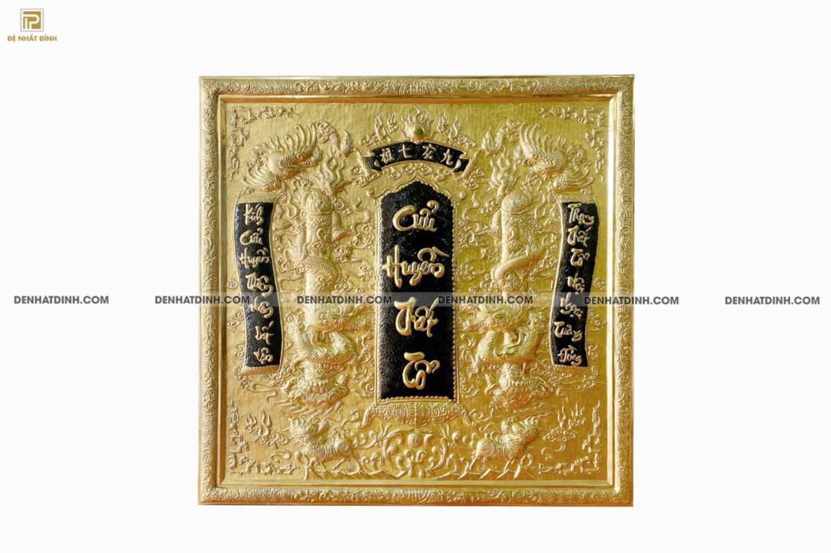 Cửu huyền thất tổ bằng đồng 1m x 1m