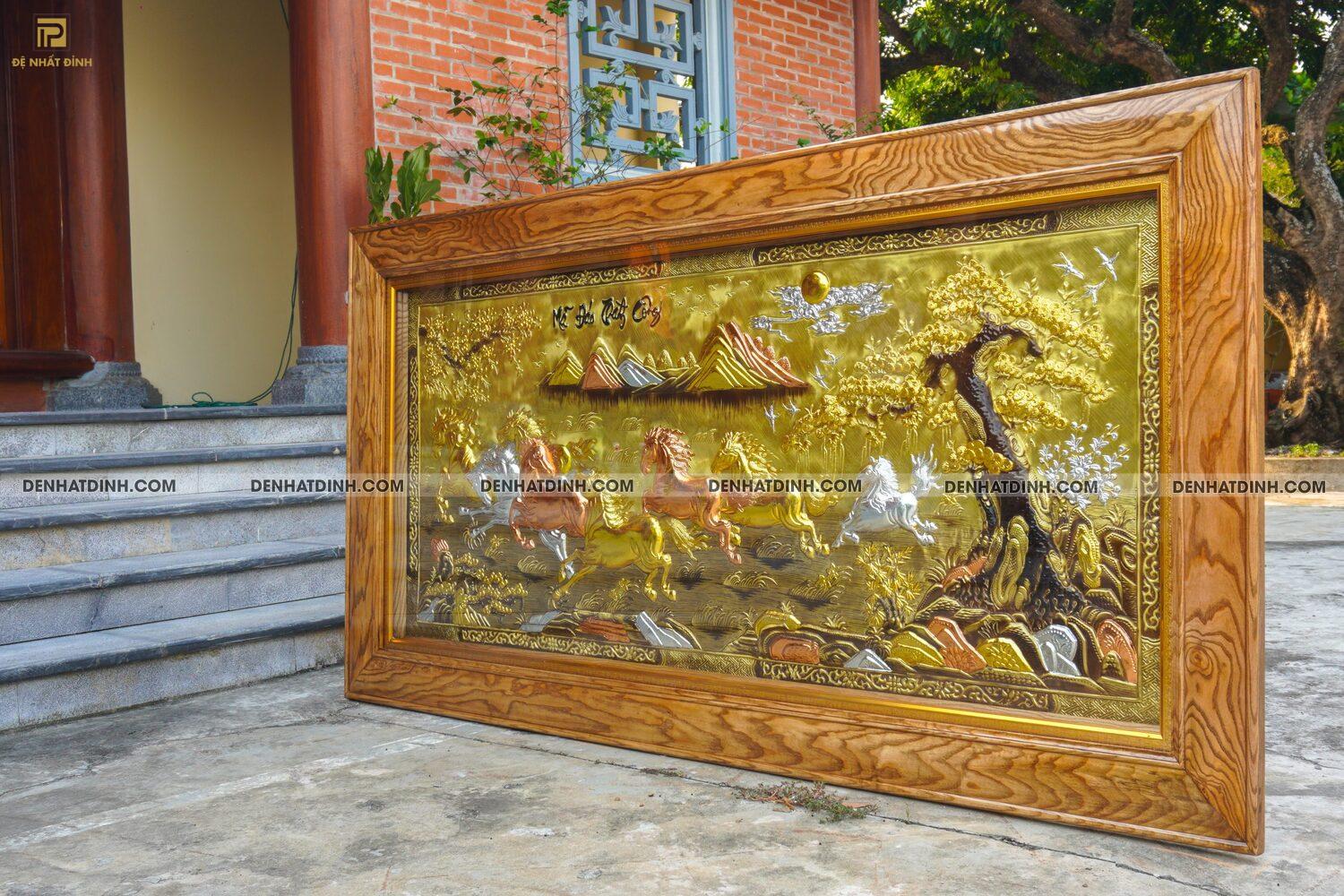 Tranh mã đáo thành công bằng đồng khung trơn - Ảnh 5