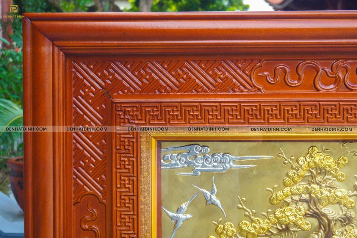 Tranh thuận buồm xuôi gió bằng đồng khung gỗ bản to - Ảnh 7