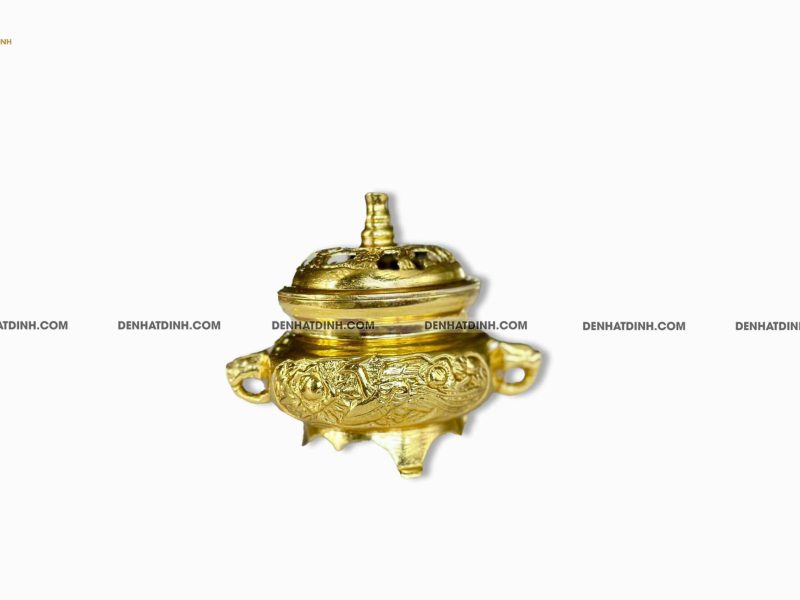 Xông trầm dát vàng 24k toàn bộ