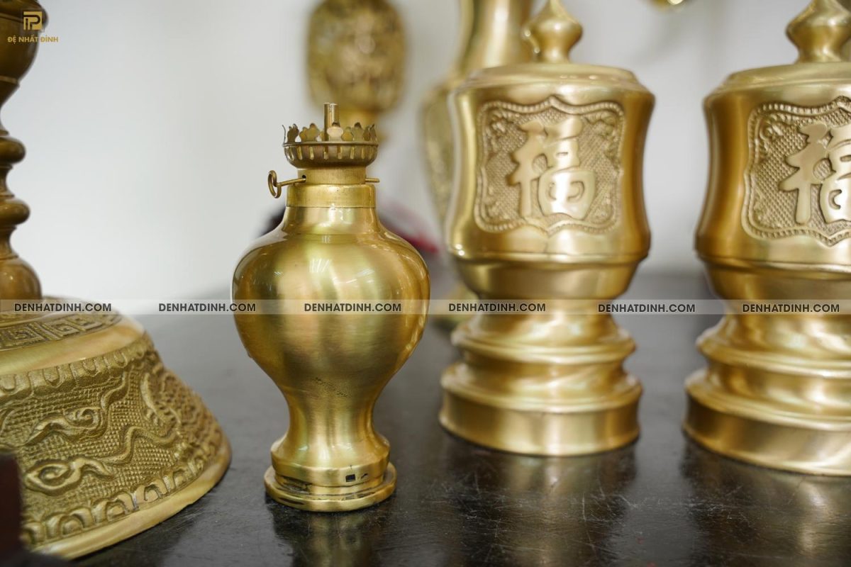 Bộ đỉnh đồng Ngũ Sự Song Long 65 Nắp Thọ đầy đủ phụ kiện - Ảnh 15