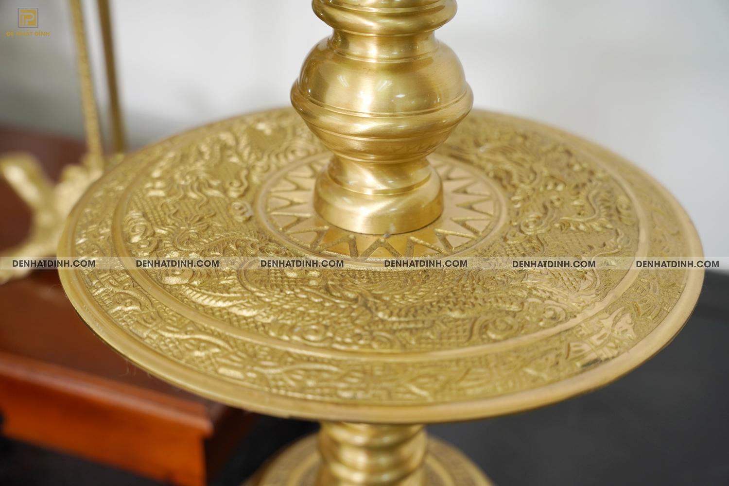 Bộ đỉnh đồng Ngũ Sự Song Long cao 65cm Nắp Thọ màu nguyên bản - Ảnh 8