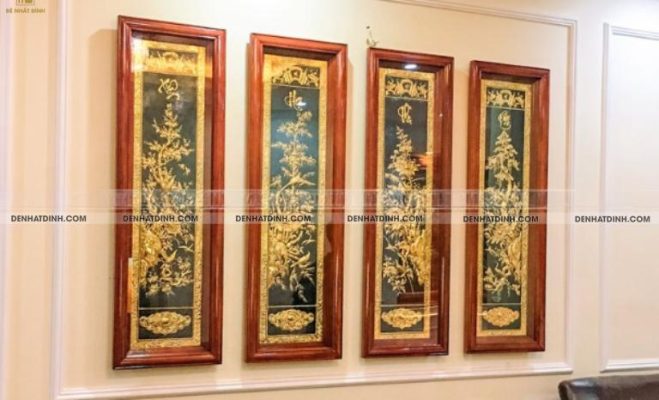 Tranh đồng mừng tân gia mang nhiều sinh khí tốt