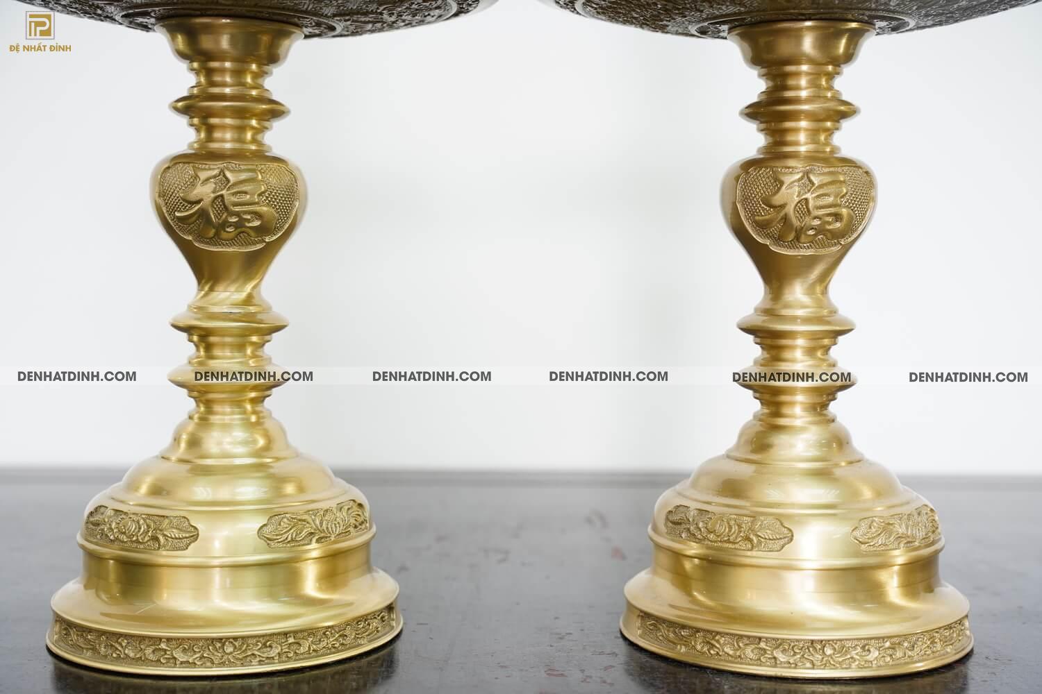 Đôi chân nến hoa văn đăng đối Tứ Quý - Tứ Linh - Đời nhà Trần - Ảnh 4