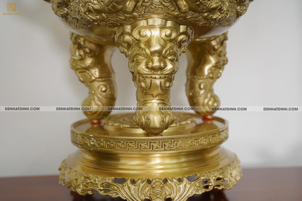 Bộ Ngũ Sự Song Long 66 cm Ngũ Phúc Lâm Môn - Màu Nguyên Chất - Ảnh 8