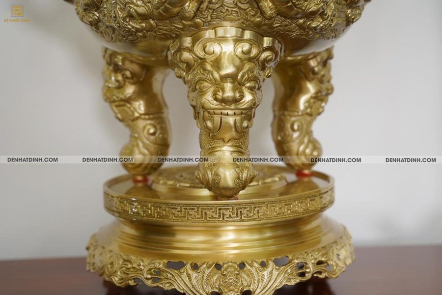 Bộ Ngũ Sự Song Long 65 cm Ngũ Phúc Lâm Môn - Màu Nguyên Chất - Hình ảnh 8