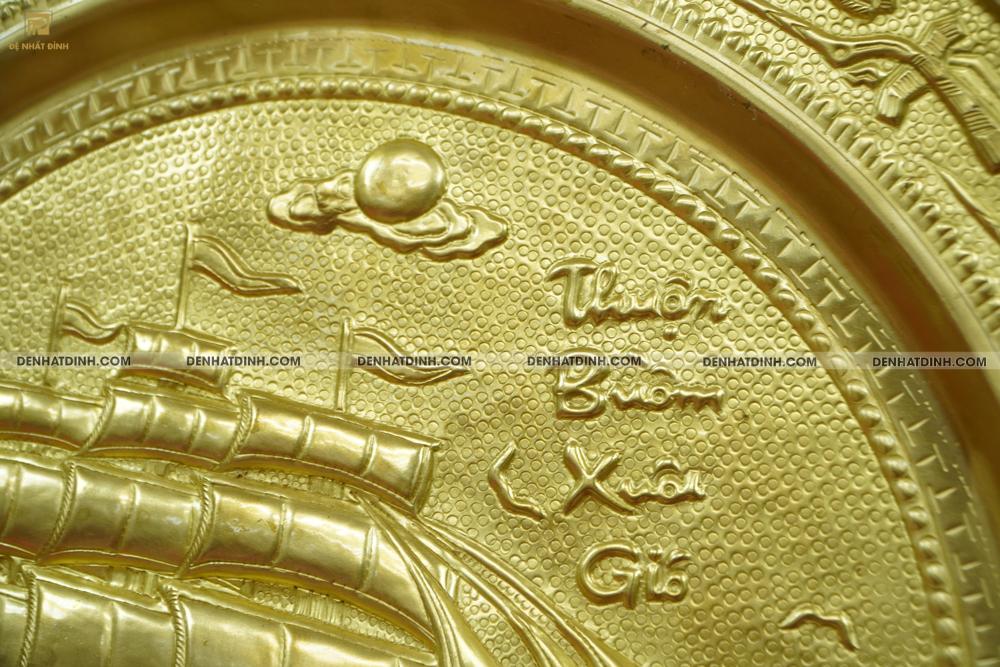 Mâm đồng thuận buồm xuôi gió 52cm - Ảnh 5