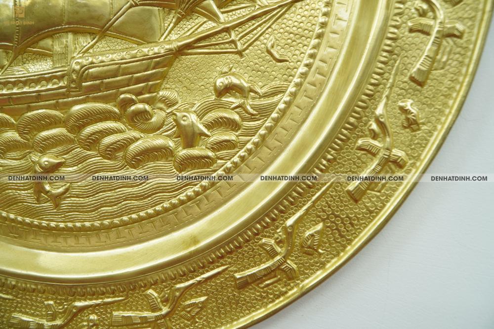 Mâm đồng thuận buồm xuôi gió 52cm - Ảnh 4