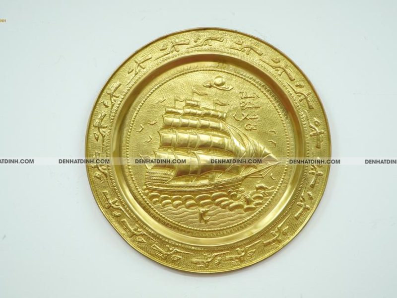 Mâm đồng thuận buồm xuôi gió 52cm