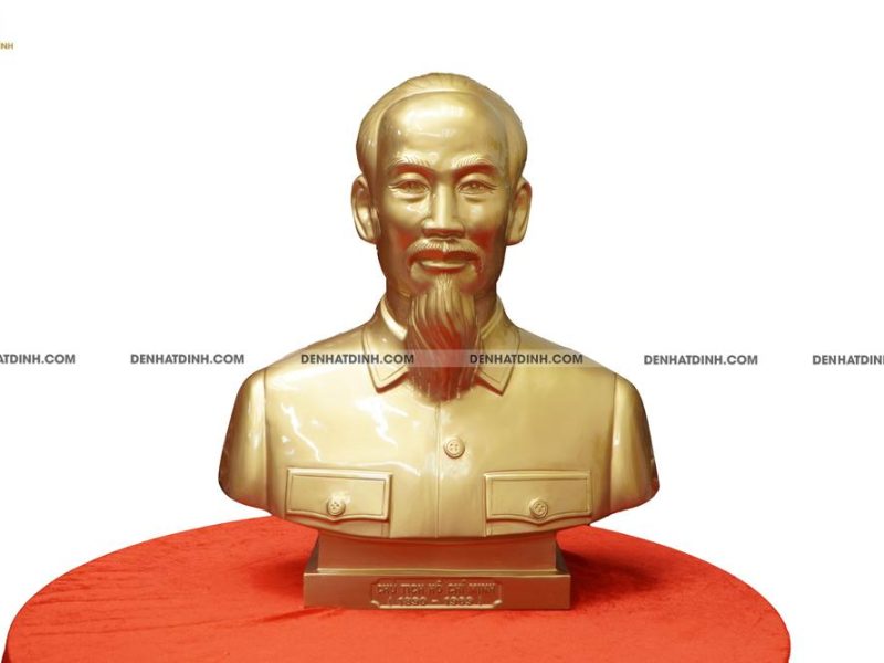 Tượng Bác Hồ 50cm bằng đồng đỏ nguyên chất