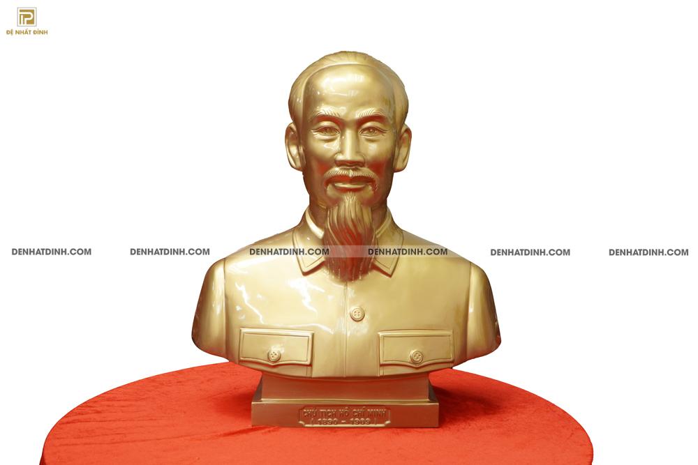 Tượng Bác Hồ 50cm bằng đồng đỏ nguyên chất