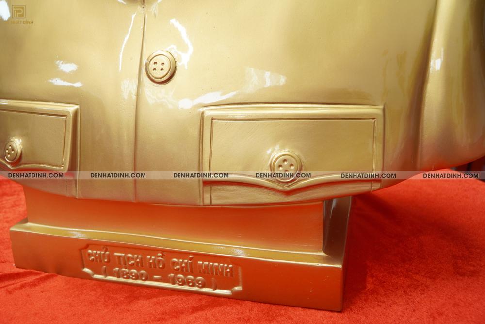 Tượng Bác Hồ 50cm bằng đồng đỏ nguyên chất - Ảnh 4