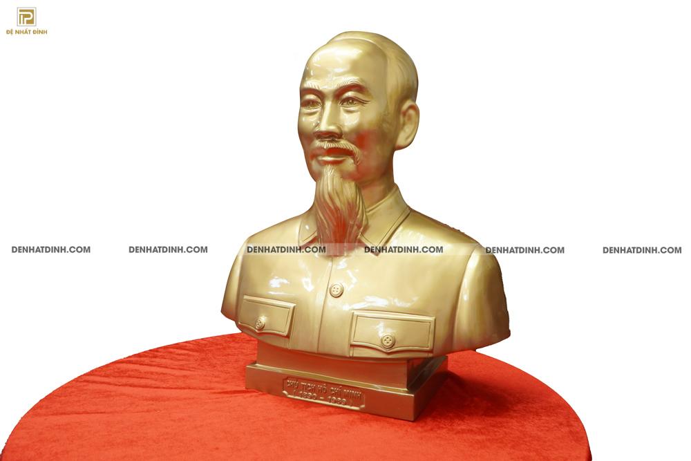 Tượng Bác Hồ 50cm bằng đồng đỏ nguyên chất - Ảnh 2