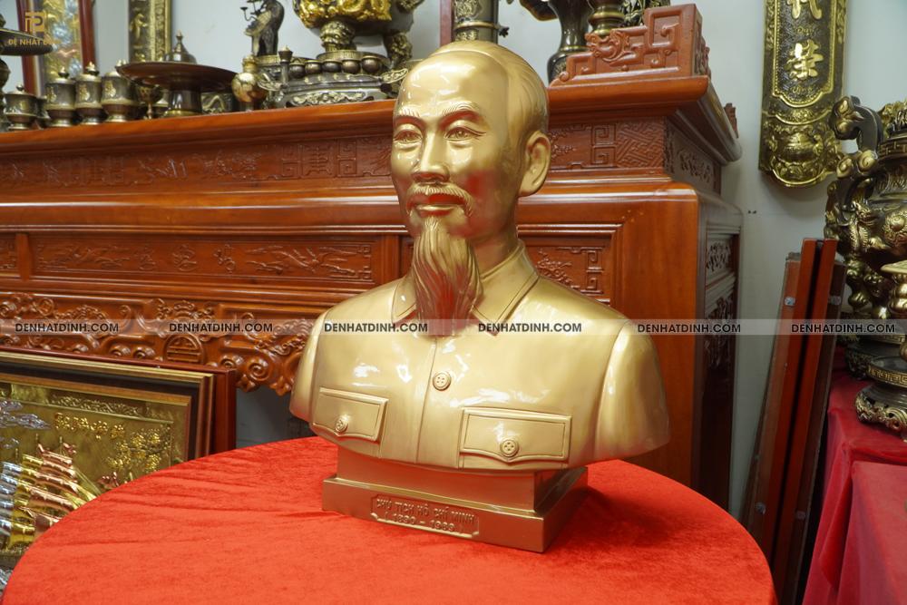 Tượng Bác Hồ 50cm bằng đồng đỏ nguyên chất - Ảnh 5