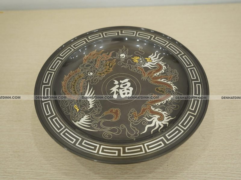 Mâm bồng khảm ngũ sắc