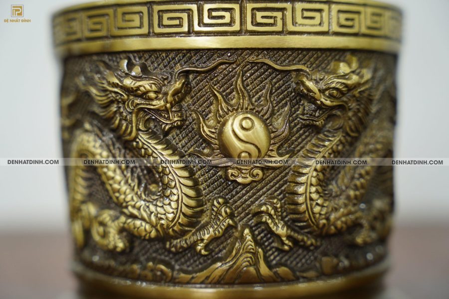 Bát hương bằng đồng 14 hun cổ CN - Hình ảnh 5