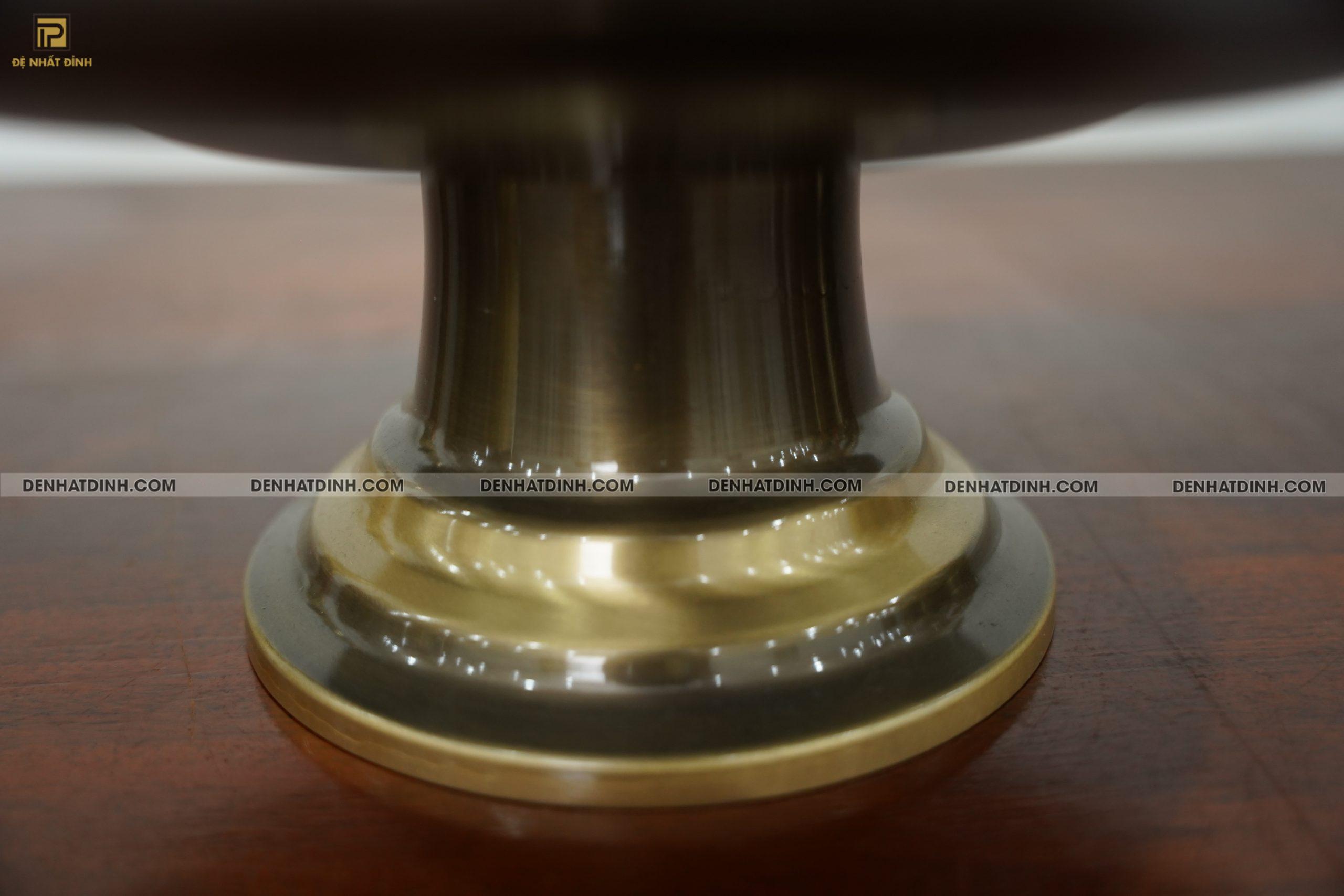 Mâm bồng hoa quả đường kính 35cm màu hun cổ - Ảnh 4