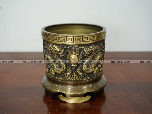 Bát hương bằng đồng 18 Mộc