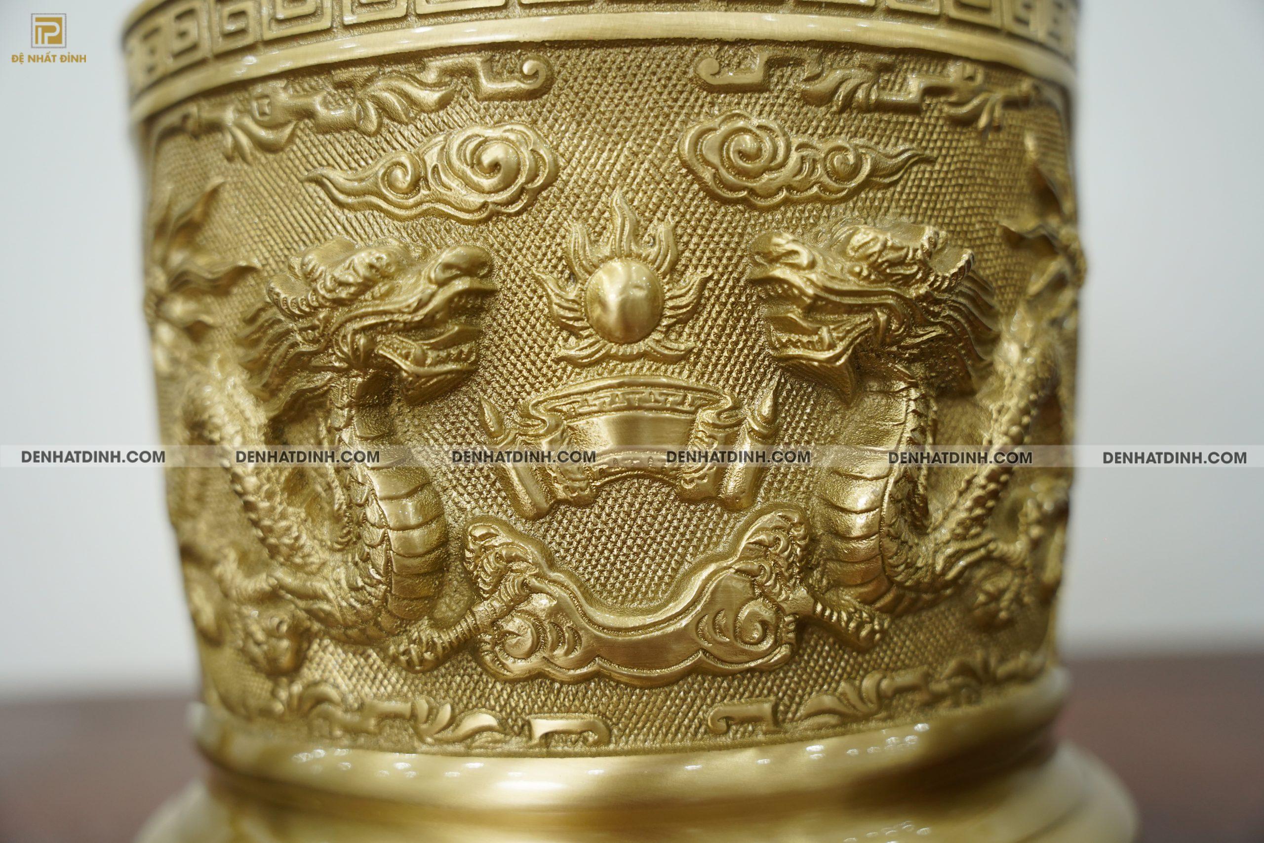 Bát hương bằng đồng 22 Mộc - Ảnh 5