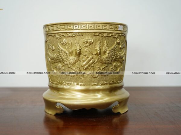 Bát hương bằng đồng 22 Mộc
