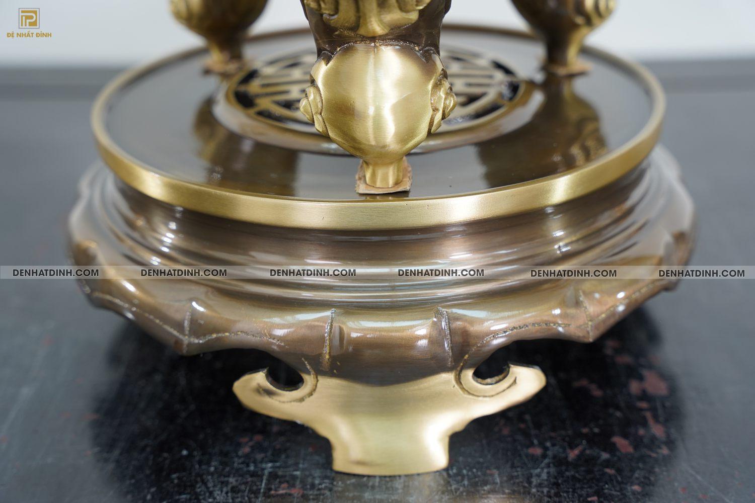 Đỉnh dơi đào cao 65 màu hun giả cổ - Ảnh 5