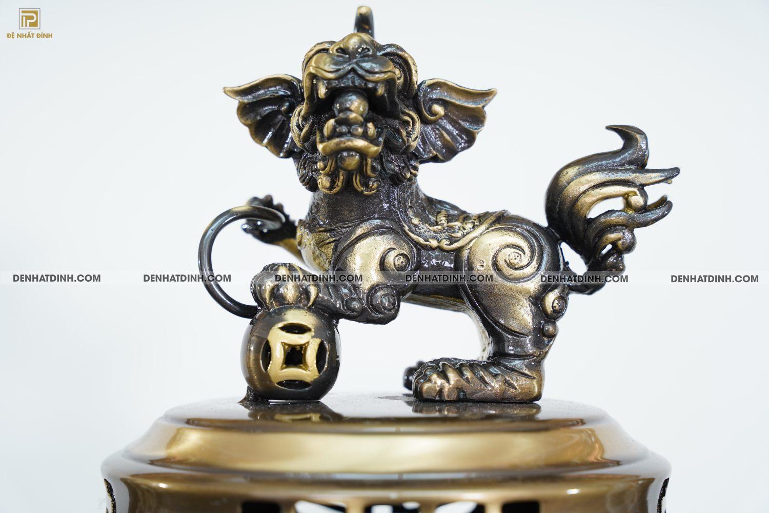 Đỉnh dơi đào cao 65 màu hun giả cổ - Ảnh 2