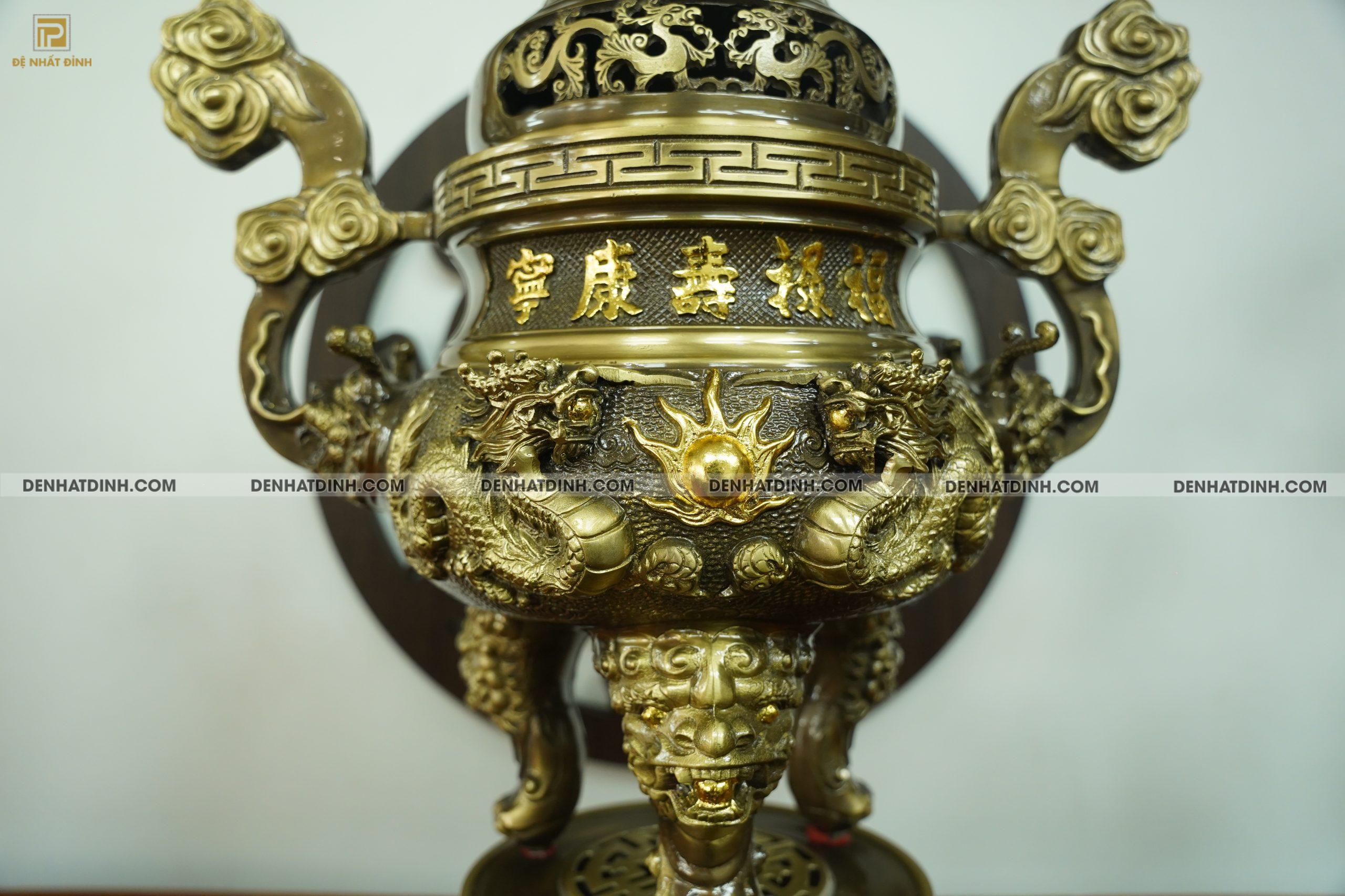 Bộ đỉnh đồng song long 64 đầy đủ CN - Ảnh 6