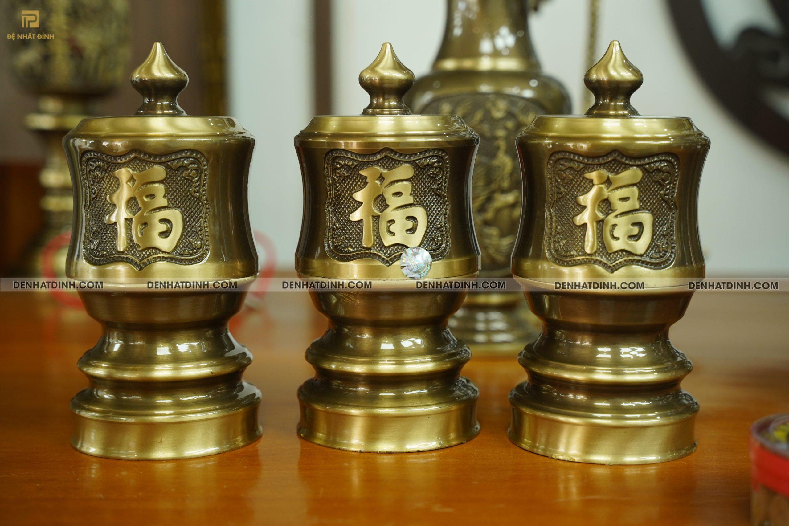 Bộ đỉnh đồng song long 64 đầy đủ CN - Ảnh 2