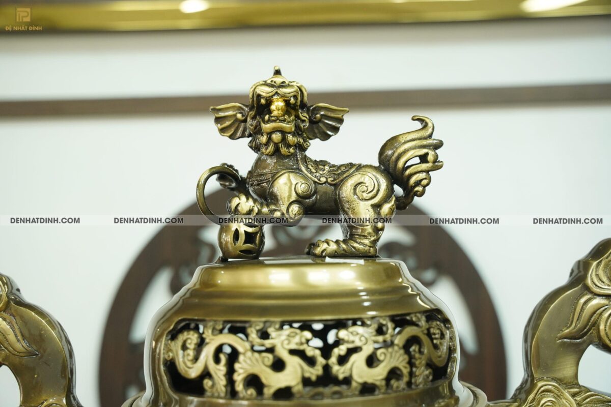 Bộ ngũ sự song long 64 hoa văn hun cổ - Ảnh 6