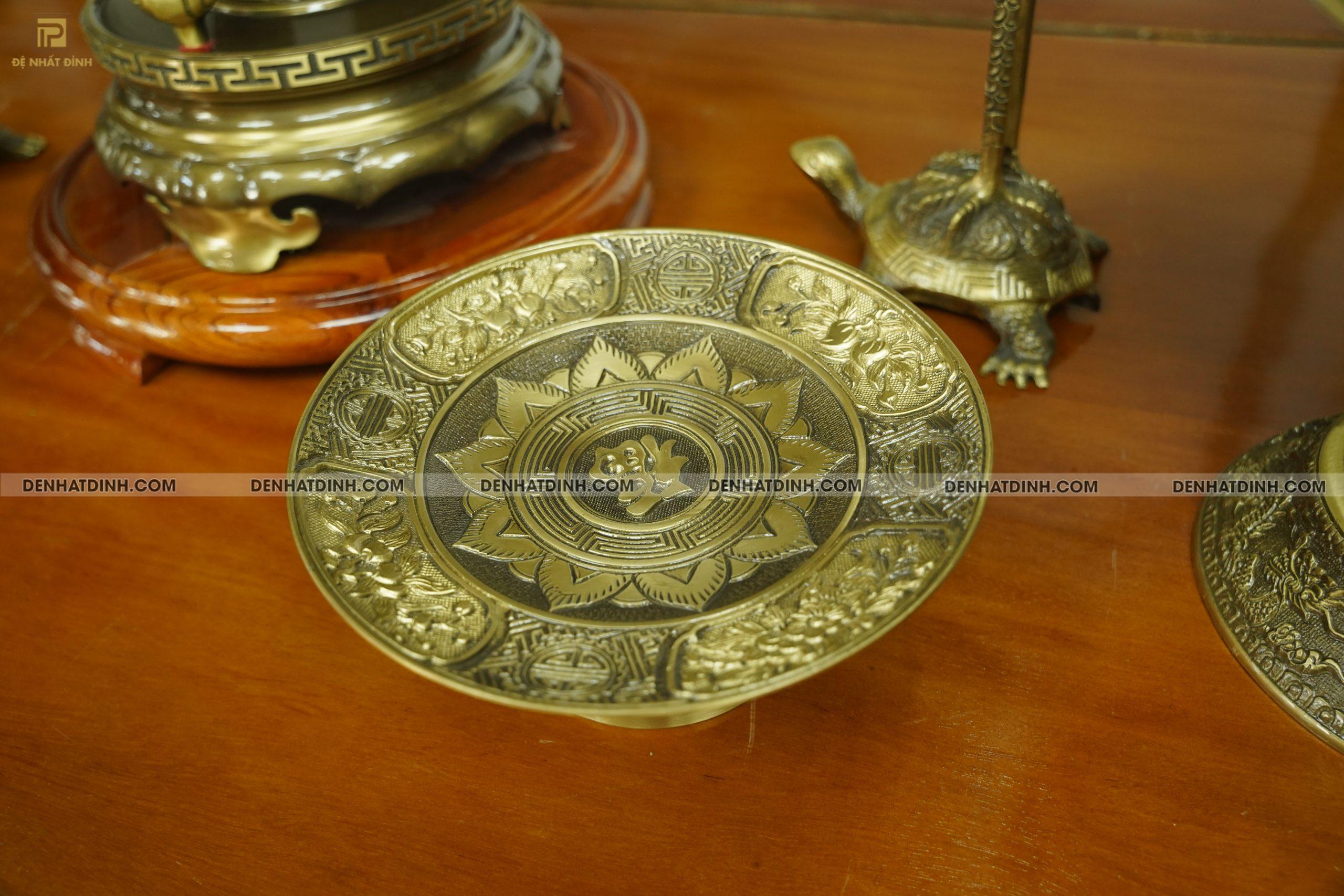 Bộ đỉnh đồng hoa sòi 65 CN đầy đủ 9 món - Ảnh 8