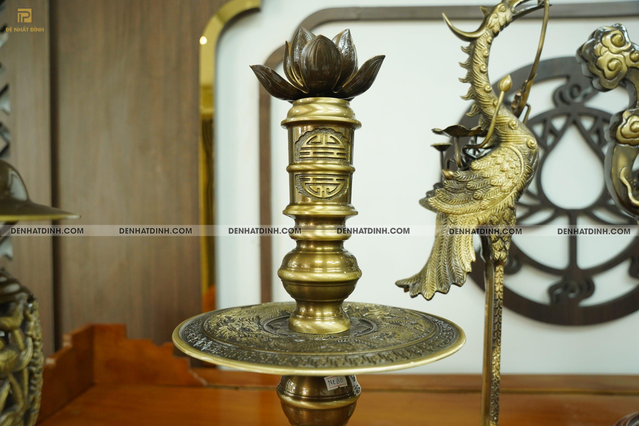 Bộ đỉnh đồng hoa sòi 65 CN đầy đủ 9 món - Ảnh 3