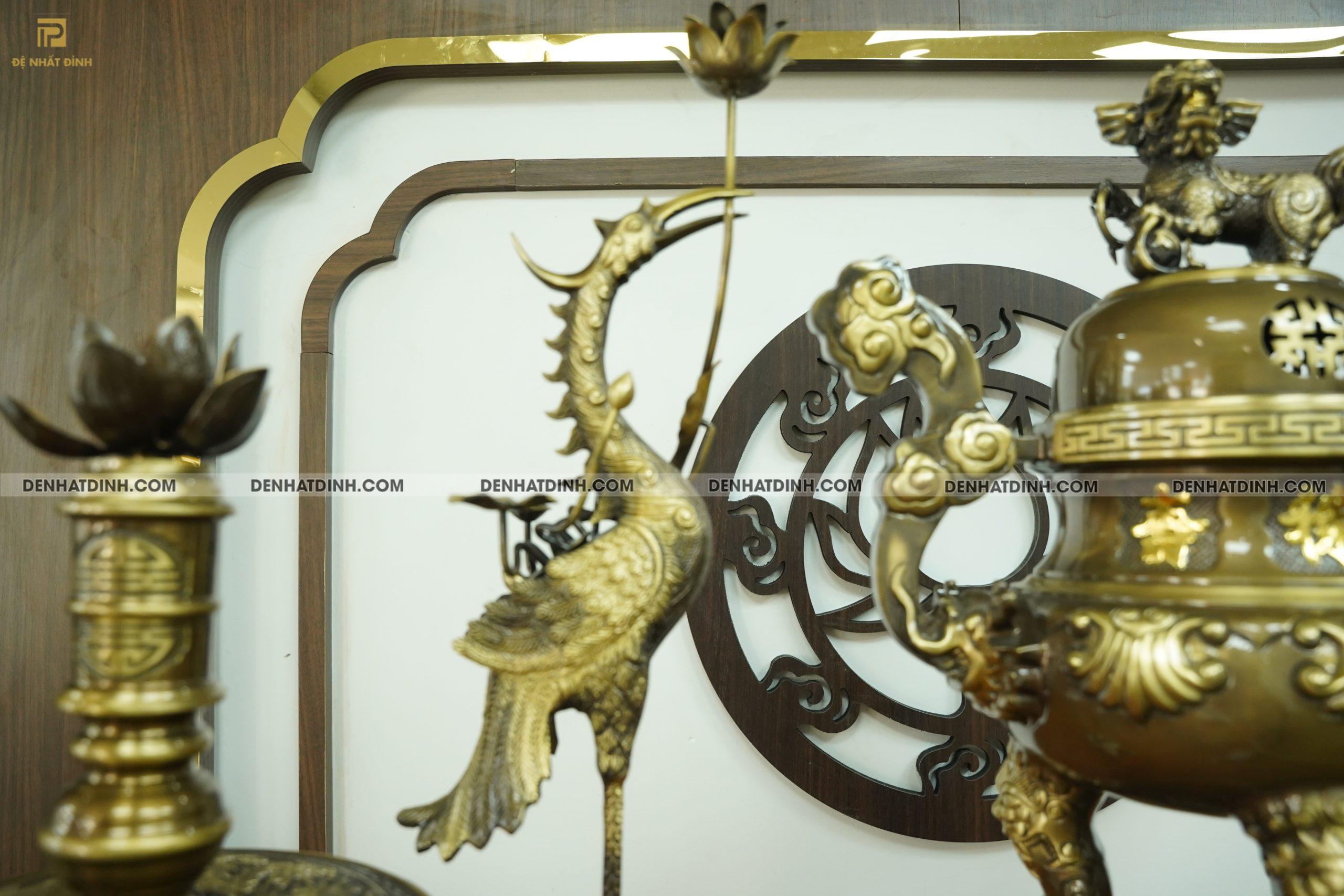 Bộ đỉnh đồng hoa sòi 65 CN đầy đủ 11 món - Ảnh 7