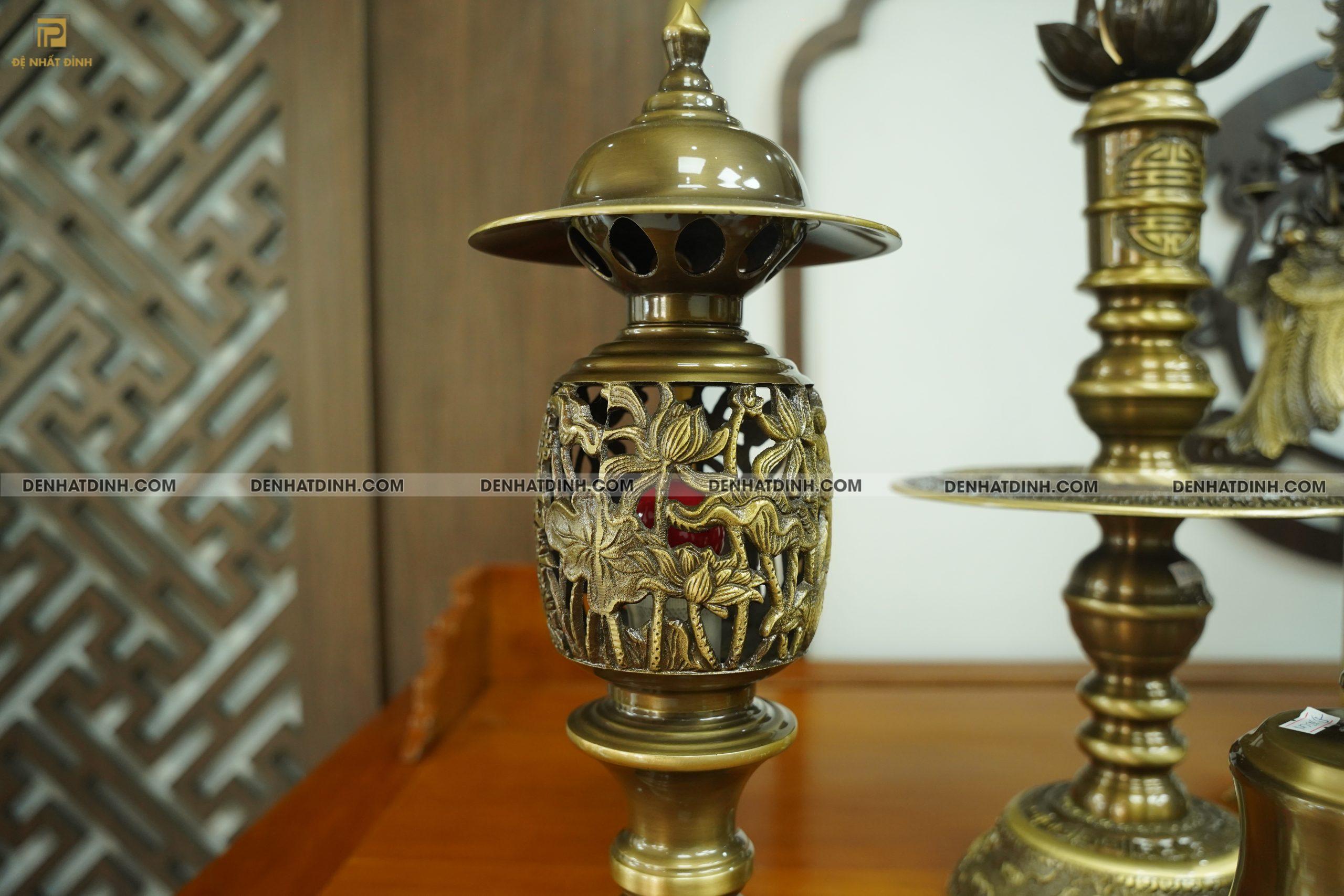 Bộ đỉnh đồng hoa sòi 65 CN đầy đủ 12 món - Ảnh 11