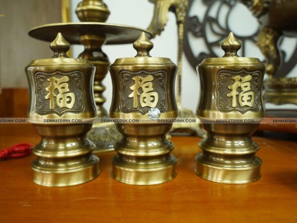 Alternative view of Bộ đỉnh đồng hoa sòi 65 CN đầy đủ 12 món